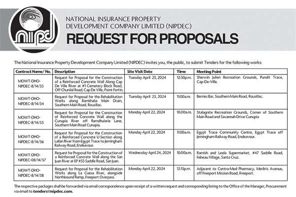 Tender Notice - Request for Proposal - MOWT-DHO
