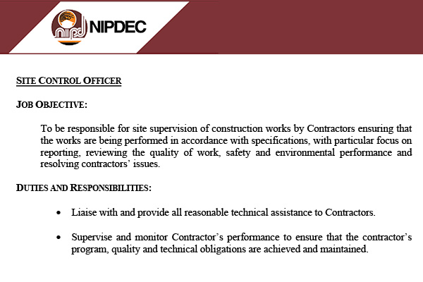 Site Control Officer